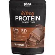 PBCo Whey Protein Concentrate Chocolate 245g