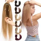 CLEARANCE 100% Remy Human Hair Extensions Hidden Headband Wire In One Piece Weft