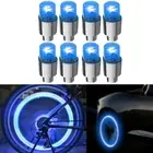 8PCS LED Wheel Tire Air Valve Stem Caps Neon Light For Motor Bike Car Bicycle AU