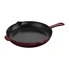 Staub Cast Iron 12-inch Fry Pan - Grenadine, Made in France