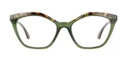 VANNI V1665 A639 Women’s Glasses Green Size 52 - Private Health Rebate - Blue Light Block Available