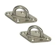 [TechBrands] Stainless Steel Diamond Base Eye Plate - 6mm