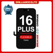 iPhone 16 Plus LCD Screen Touch Black Flexible Display Replacement