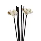8Pcs Black Rattan Reed Diffuser Stick No Fire Aromatherapy Replacement Fragrance