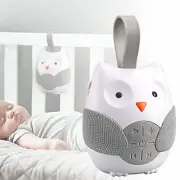 Baby Soother Sleep Helper Owl White Noise Sound Sleep Therapy Machine Music Lamp