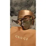 日本帶回中古GUCCI古馳大LOGO墨鏡