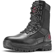 [ROCKROOSTER] VEGA - Men's Tactical Boots 8 Inches Lightweight Combat Outdoor Rubber Outsole Boots