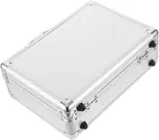 Hoement Aluminum Alloy Multifunctional Tool Briefcase with Convenient Handle Portable Storage Case for Professionals and Travel Sturdy Frame for Durability and Heavy Use