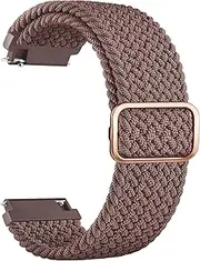Elastic Strap Compatible with Garmin Vivoactive 5 Strap/Garmin Vivoactive 3 Strap,20mm Soft Elastic Nylon Watch Bands for Garmin Vivoactive 5/Vivomove 3/Forerunner 245/645 Music