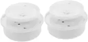 Kisangel 2pcs Box Music Box Rotating Stand for Display Rotating Display Stand Small Display Stand Sphere Stand Ornament Stands for Display Sphere Holder Snow Globe Base Plastic White