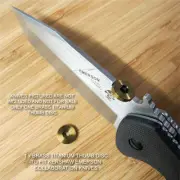 Kershaw Emerson CQC-1K 2K 3K 4K 5K 6K 7K 8K Knife Titanium Thumb Disc - BRASS