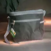 True Living Insulated 13 Can Cooler Bag With Shoulder Strap Side Pockets NWT