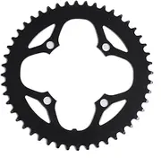 Bike Round Chainring 104BCD 42T/44T/46T/48T Black Chainring for 6 to 12 Speed MTB,e-Bike,Electric Bicycle,Road Bike,City Bike,Folding Bike