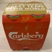 Liverpool Carlsberg cans four (4) pack sold out immediately man cave