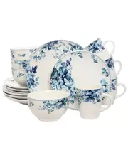Elama Traditional Rose 16pc Dinnerware Set