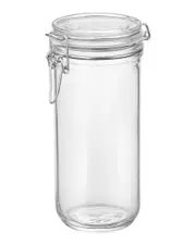 Bormioli Rocco Set of 6 Fido Cylinder 33.75oz Food Jars