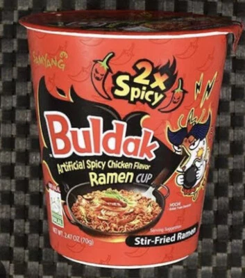 Samyang Buldak Hot Chicken Flavor Ramen Cup Korea X2 Spicy Noodles 70g X 6ea