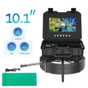 Pipe Sewer Drain Inspection Camera 7mm Cable Meter Counter Keyboard DVR 1080P