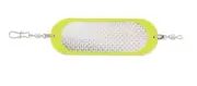 Luhr-Jensen Jensen Trout & Kokanee 040 Chartreuse Silver Prism 4" Dodger Flasher