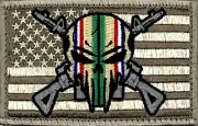 DESERT STORM SNIPER MILITARY HOOK & LOOP APPLIQUE EMBROIDERED PATCH EE-V15