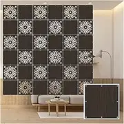 Hanging Room Divider, Wood Plastic Indoor Hollow Partitions Panel Screen,5mm Thick Entrance Hall Office Decoration Screen,3 Colors