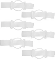 Generic 6Pcs Portable Moxa Fixator Elastic Moxa Straps for Household Moxibustion Therapy Durable Material for Legs Wrists Practical Accessory for Treatment