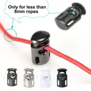 Plastic Cord Locks Stopper Ends Spring Toggle Single Hole Fastener Organizers
