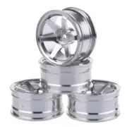 4Pack Universal 1/10 Aluminum Alloy RC Car Crawler Hex Hub Wheel Rims Parts E