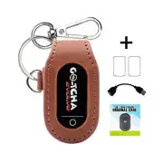Pokemon GO Go-Tcha Evolve exclusive Leather Case brown & Charging cable & Film N