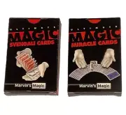 Marvin's Magic Presents Svengali Miracle Magic Cards Red and Blue Packs Sealed