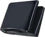 Black Pond Liner 0.13mm/5mil Foldable Pond Film, Impermeable Membrane Garden Pond Lining for Koi Fish Pools, Water Features, Gardens Fountains and Waterfall(6x7m(19.7x23ft))