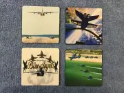 Blue Angels & Fat Albert 3.5" Rubber Coasters (sublimated)