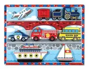Vehicles Chunky Wooden Puzzle - Melissa & Doug