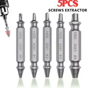 5PCS Damaged Screw Extractor Speed Out Drill Bits Tool Set Broken Bolt Remover
