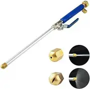 Garden High Pressure Power Watering Sprayer Car Clean Water Gun Jet Pressure Washer Gun with Garden Hose End, Hydrojet Washer Nozzle (Jet Type + Fan Type)