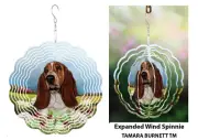 Basset Hound Wind Spinner