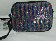 Pop Shop Sequin Bag Fits Most 8" Tablets ( Measures 9" X 6" with A 42" Strap)