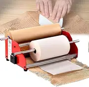 Manual Honeycomb Packing Paper Roll Dispenser, Dual-axis Design,Accommodates Up to 50CM Width and 250M Length, for Office, Transport Protection, Moving and Packaging