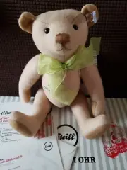 Retired Steiff, Teddy Bear Cappuccino Club 2019, MINT IN BOX NEVER DISPLAY CERT.