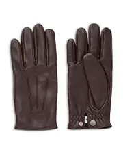 Sandro Leather Fleece Lined Gloves