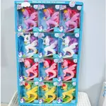 小馬寶莉 獨角獸 LITTLE PONY 美人魚小馬寶莉 搪膠安全材質 彩虹小馬 寶寶玩具(中號)兒童節禮物 生日禮物