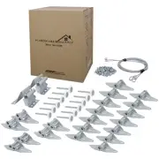 Garage Door Hinge Roller Bracket Hardware Tune Up Kit (8' Height (16'x8' or 1...
