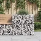 Gabion Basket Gabion Raised Garden Bed Mesh Cage Silver Galvanised Iron vidaXL
