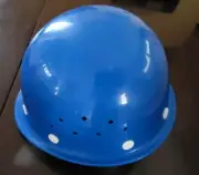New Blue Hard Hat Rock Climbing Helmet Zipline Helmet Adjustable