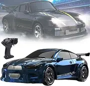 Mini Drift Car 1/64 for Desk, Mini Rc Drift Car with Gyro, 2.4ghz Remote Contrl Car Model Toys, Real Drift Physics, Long Battery Life, Cool LED Lights, Perfect Hobby Gift (A3)