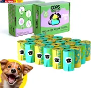 Compostable Dog Poop Bags, Certified Compostable, Unscented 360 Counts 24 Rolls