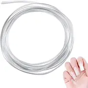 minkissy 1 Glass Fiber Nail Fake Nails Silk Wrap for Nails Fiberglass Nail Kit Diy Nail Art Extension Accessories Fiber Gel for Nails Fiber Nails Clear Nail Gel Nail Fiber Adjustable Extend