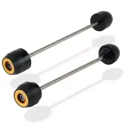 Front Rear Axle Sliders Crash Fork Pads For Suzuki DRZ400 400S 400SM 2000-2024