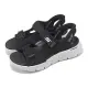 Skechers 涼鞋 Go Walk Flex Sandal-Easy Entry Slip-Ins 男鞋 黑 灰 避震 涼拖鞋 229210BKGY 26cm BLACK/GRAY