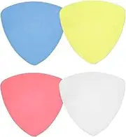 4-Piece Sewing Chalk Triangle Set in an Invisible Box - Colorful Pens for Fabric Marking (White, Yellow, Red, Blue)